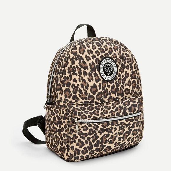 Handbags - Leopard backpack